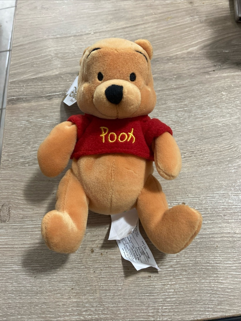 Disney Winnie the Pooh Plush in Red Shirt